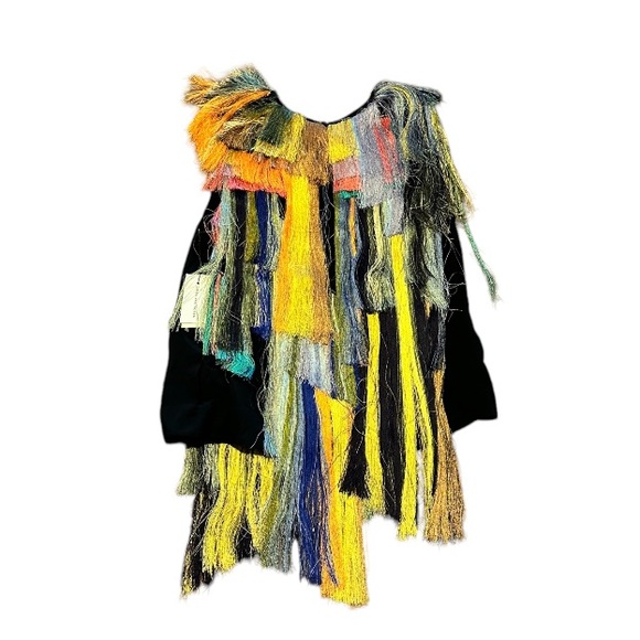 Dries Van Noten Asymmetric Tiered Fringe Top Size 40 or U.S. Small  S. N… - Picture 7 of 13